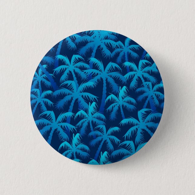 Palmenmuster Button (Vorderseite)