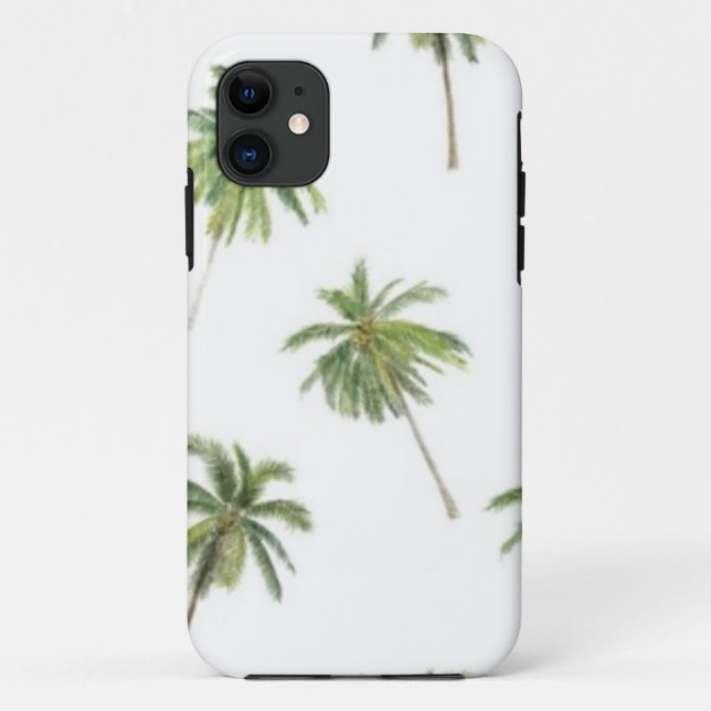 Palmenmuster Case-Mate iPhone Hülle (Rückseite)
