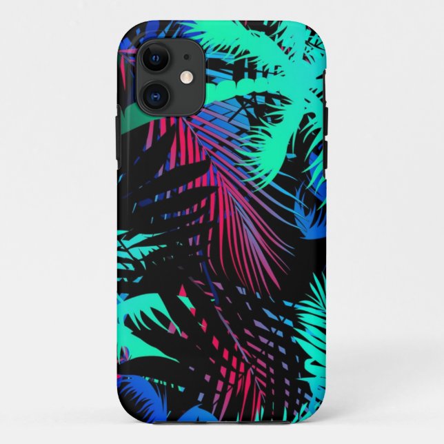 Palmenmuster Case-Mate iPhone Hülle (Rückseite)