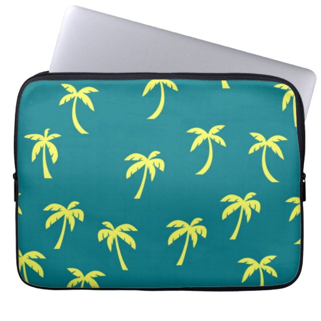 Palmenmuster Laptopschutzhülle (Vorderseite)