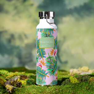 Palmenparadies Rosa Trinkflasche