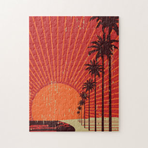 Palmenreihe Puzzle