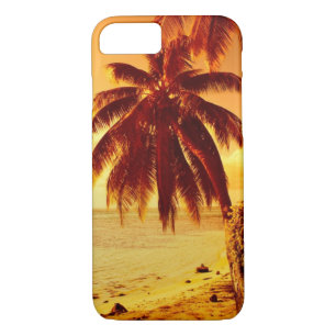 Palmensonnenuntergang iPhone 7 Fall Case-Mate iPhone Hülle