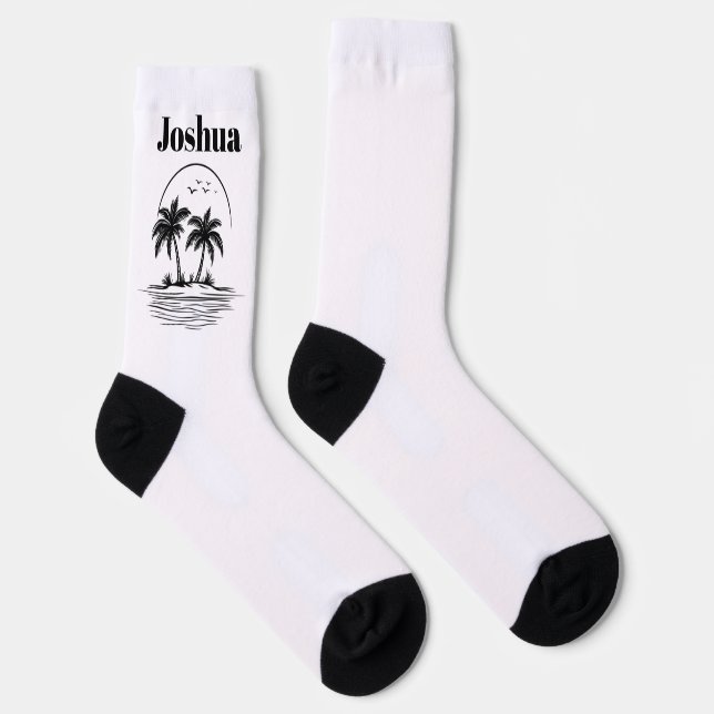 Palmenstrand-Crew-Socken Socken (Rechts)