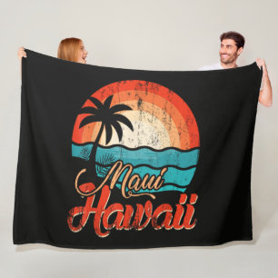 Palmenstrand Hawaii-Strand Fleecedecke