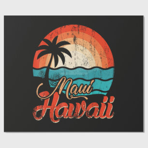 Palmenstrand Hawaii-Strand Geschenkpapier