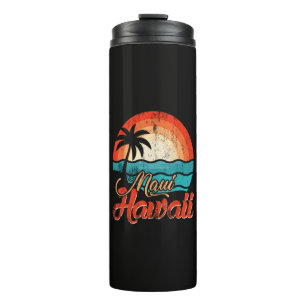 Palmenstrand Hawaii-Strand Thermosbecher