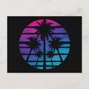 Palmenstrand Hawaiianischer Strand Sommerferien Postkarte