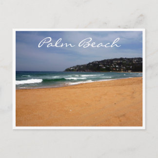 Palmenstrand Postkarte