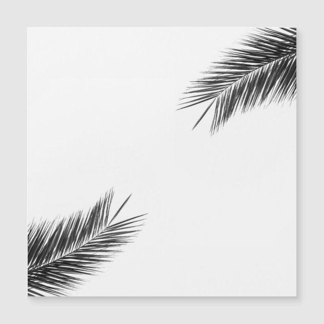 Palmenzweig Magnetkarte (Vorderseite)
