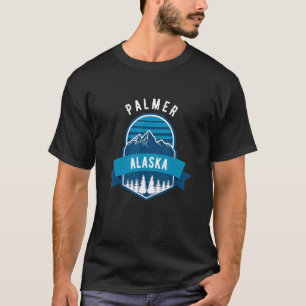 Palmer AK Forest Mountains Wandern T-Shirt