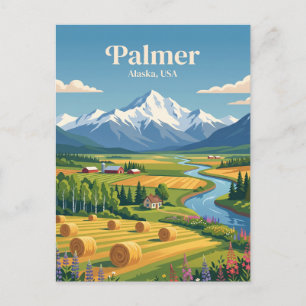 Palmer Alaska Postkarte