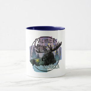 Palmer Alaska rustikale Elche Tasse