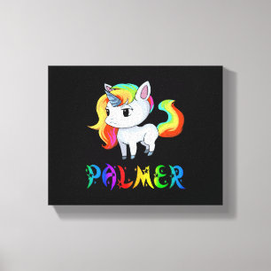 Palmer Einhorn Leinwanddruck