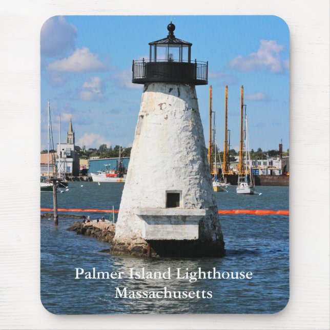 Palmer Island Leuchtturm, Massachusetts Mousepad (Vorne)