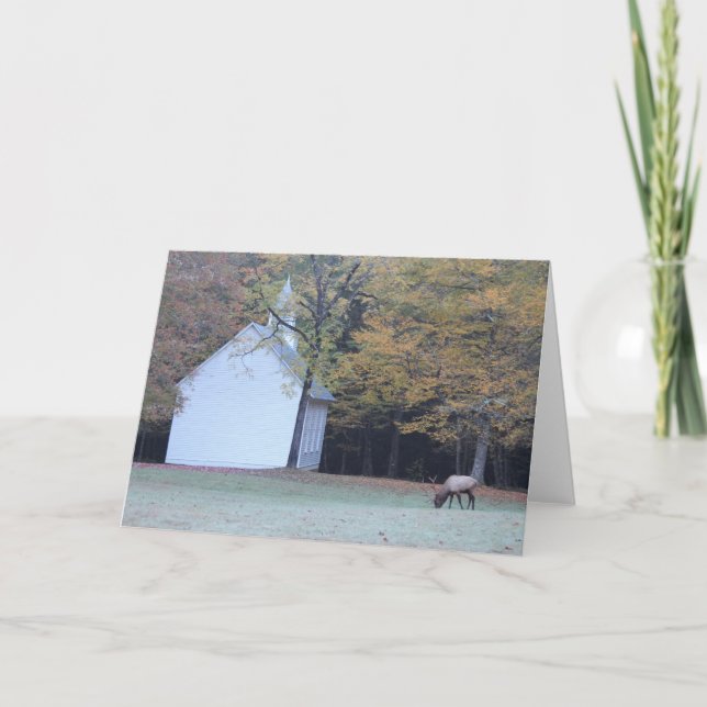 Palmer Kapelle und Elche Karte (Vorderseite)