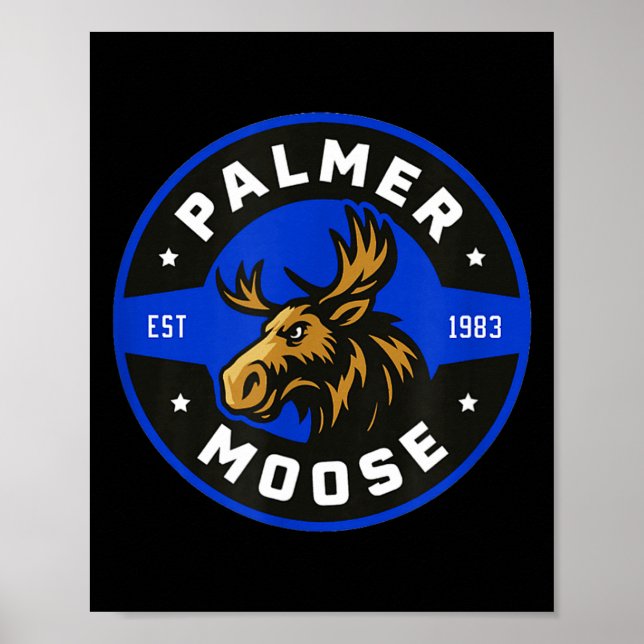 Palmer Moose Hockey 2025  Poster (Vorne)