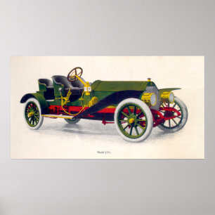 Palmer-Singer Motor Cars Werbung, 1909 Poster