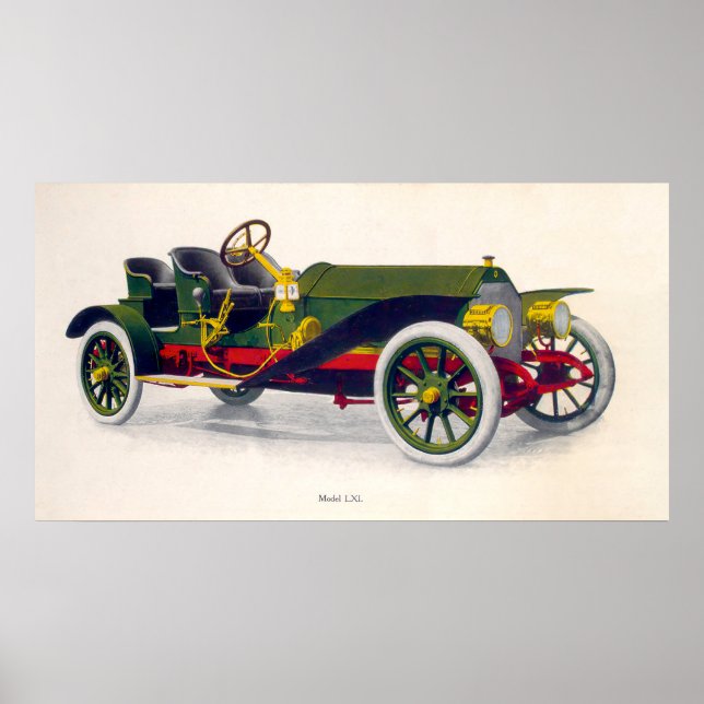 Palmer-Singer Motor Cars Werbung, 1909 Poster (Vorne)
