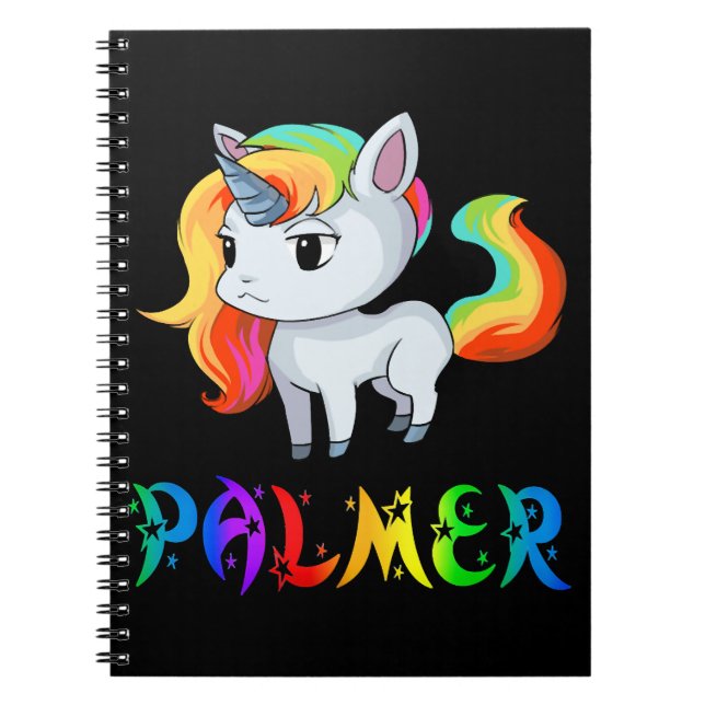 Palmer Unicorn Notizblock (Vorderseite)