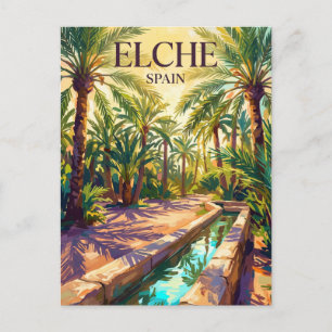 Palmeral von Elche Spanien Postkarte