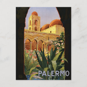 Palmero, Italien - Vintage Retro-Postkarte Postkarte