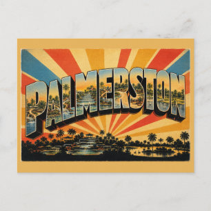 Palmerston NT Australien Tropischer Park Vintage Postkarte