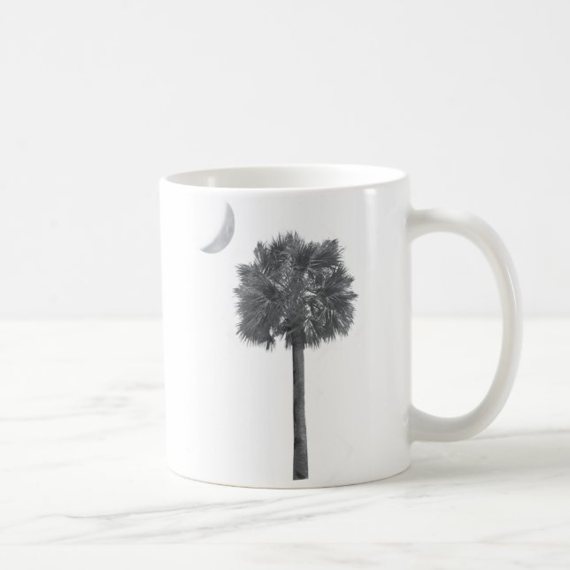 Palmetto-Baum und Mond-Tasse Kaffeetasse (Rechts)