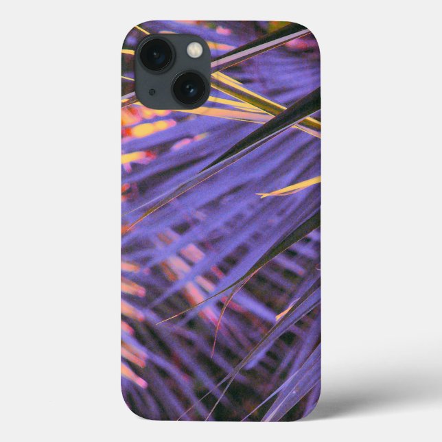 Palmetto Blau Abstrakt Case-Mate iPhone Hülle (Rückseite)