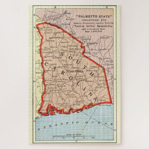 Palmetto-Staat - South Carolina 20x30 Puzzle