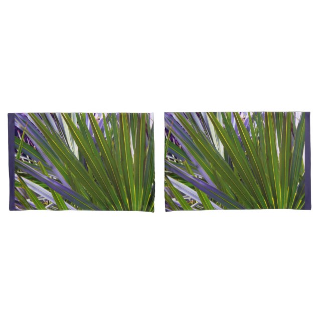 Palmetto Tropicale Kissenbezug (Vorderseite-Set)