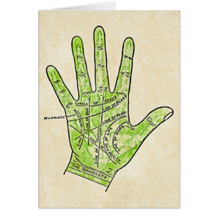 Palmistry-Karte