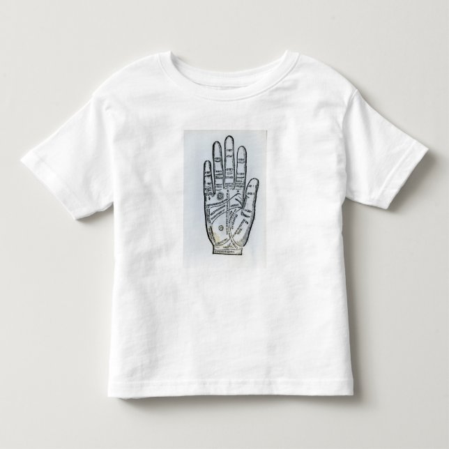Palmistry Kleinkind T-shirt (Vorderseite)