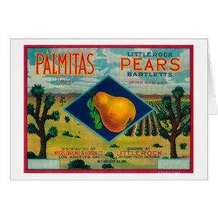 Palmitas Pear Crate LabelAntelope Valley, CA