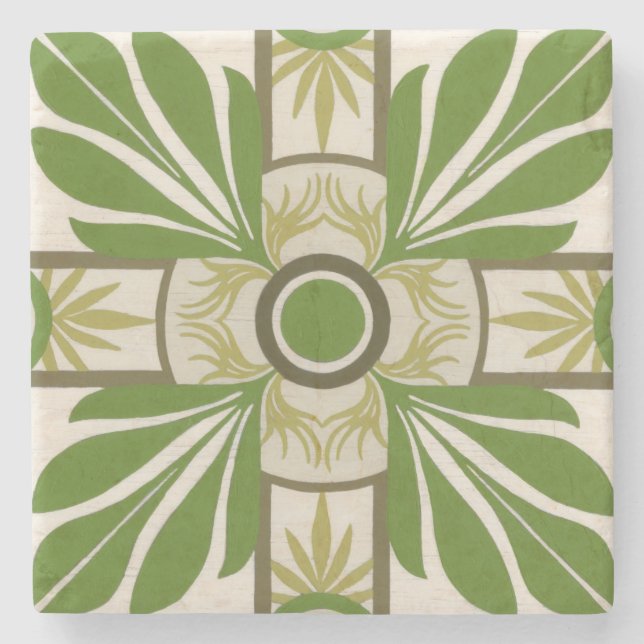 Palmmotif I Steinuntersetzer (Vorderseite)