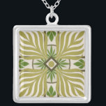 Palmmotif II Versilberte Kette<br><div class="desc">Zuhause Décor</div>