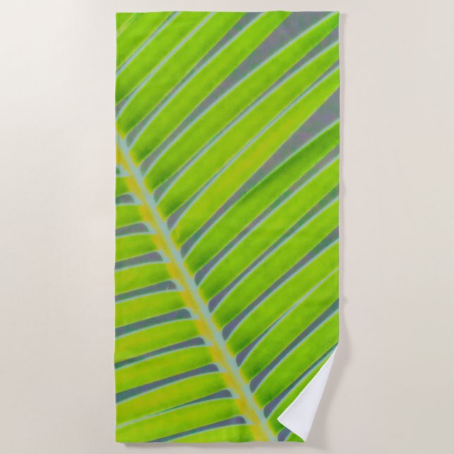 Palmmuster Strandtuch (Vorderseite)