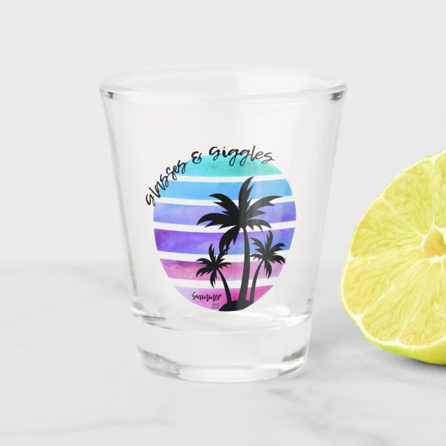 Palms Shot Glass Alabama Brille Gläser (Vorderseite)