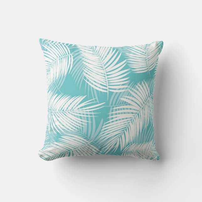 Palms Throw Kissen (Vorderseite)