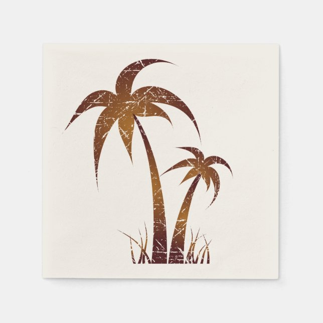 Palms Tree Serviette (Vorderseite)