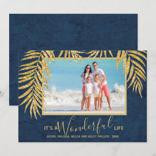 Palms Weihnachts-Foto Feiertagskarte