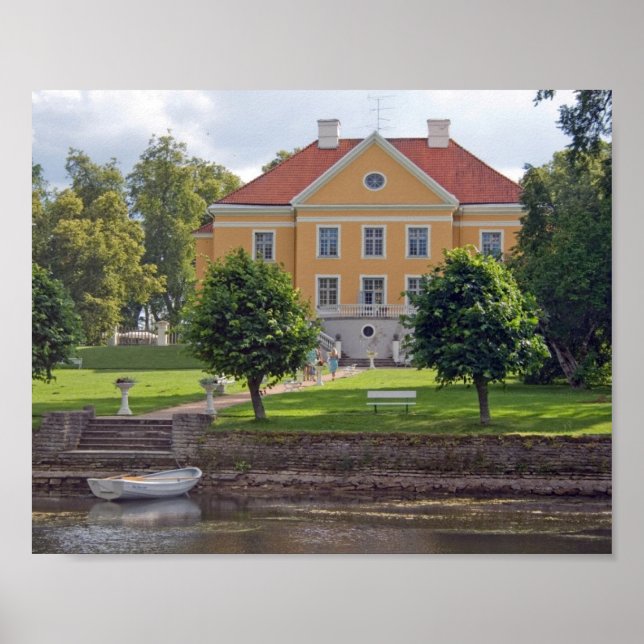 Palmse Manor Estland Untersetzer Poster (Vorne)