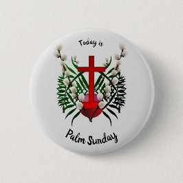 Palmsonntag Christlicher Heiliger Tag Button