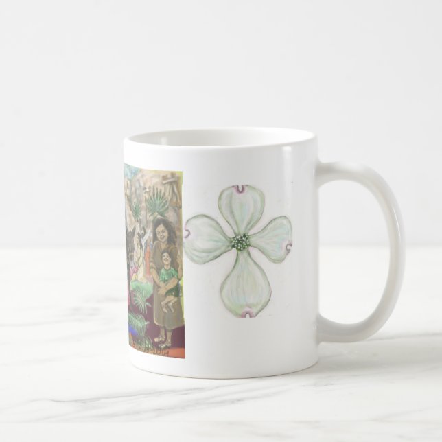 Palmsonntag Jesus auf Esel Tasse (Rechts)
