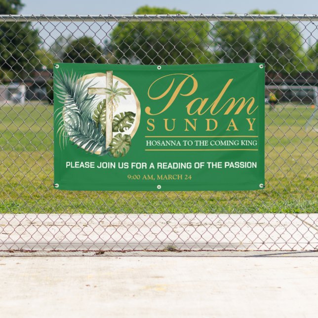 Palmsonntag Outdoor Banner (Insitu)