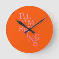 Palmsprings Orange und Rosa