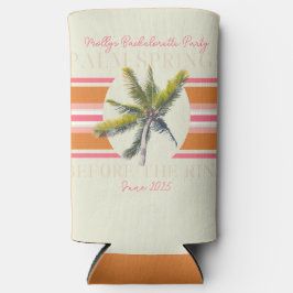 Palmsprings vor dem Ring - Retro Bachelorette Selters Dosenkühler