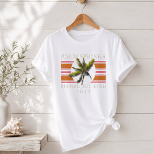 Palmsprings vor dem Ring - Retro Bachelorette Tri-Blend Shirt