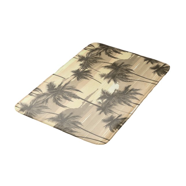 PalmTrees 055 Badematte (Schrägansicht)
