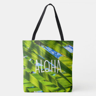 Palmwedel, Kauai, Aloha hawaiische Strand-Tasche